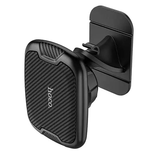 Hoco CA66 Magnetic Dashboard Phone Mount holding a smartphone on a car dashboard, providing easy access to the screen.

