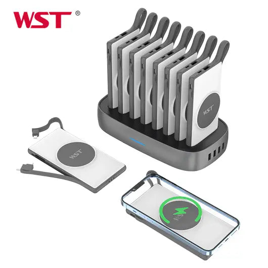 WST 8-in-1 Magnetic Wireless Power Bank Docking Station - Saif Al Najmi Kw
