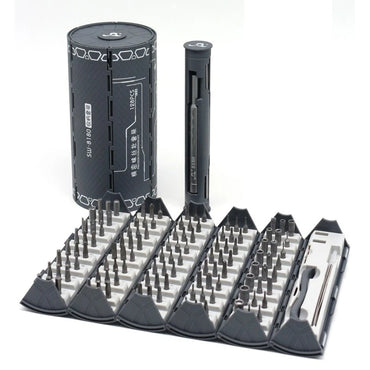 128 in 1 Magnetic Screwdriver Set Repair Toolkit With Storage Box - Complete Precision Toolset - Saif Al Najmi Kw