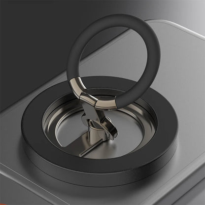 Mobile Phone Dual Magnetic Finger Ring Holder for Magsafe