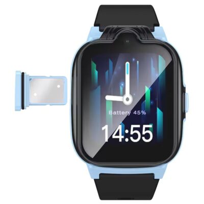 HOCO Y104 4G Smart Watch for Kids –Phone Call Support GPS, Wi-Fi, HD Touchscreen & LBS