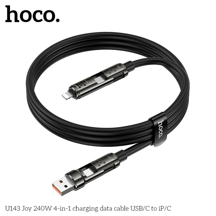 HOCO U143 4-in-1 Fast Charging Cable 240W