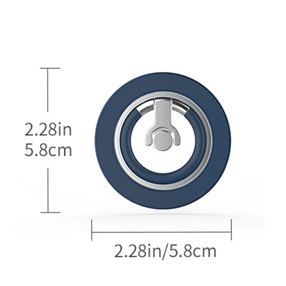 Mobile Phone Dual Magnetic Finger Ring Holder for Magsafe
