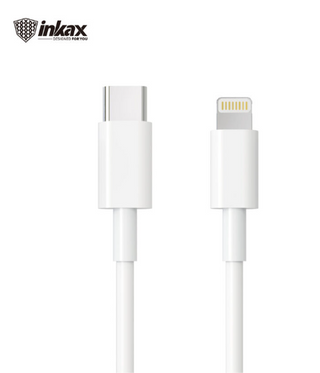 Inkax CK-134 1M Quick Charging Type C to Lightning Cable for iPhone - Saif Al Najmi Kw