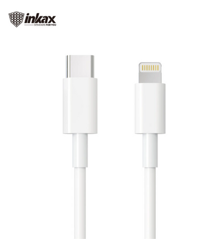 Inkax CK-134 1M Quick Charging Type C to Lightning Cable for iPhone - Saif Al Najmi Kw