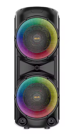 SING E ZQS-12206 Tower Party Speaker – 40W Dual Bass, RGB Lighting