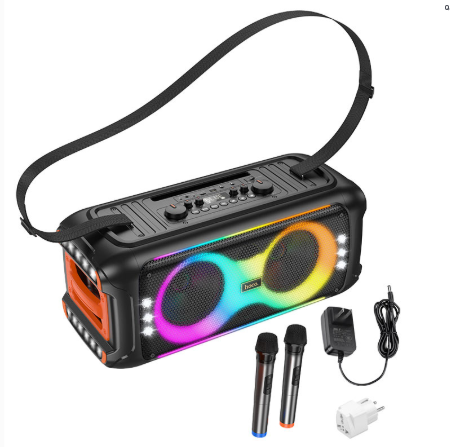 Hoco HA9 Kayman Wireless Portable Loudspeaker – Dual-Mic Outdoor BT 40W