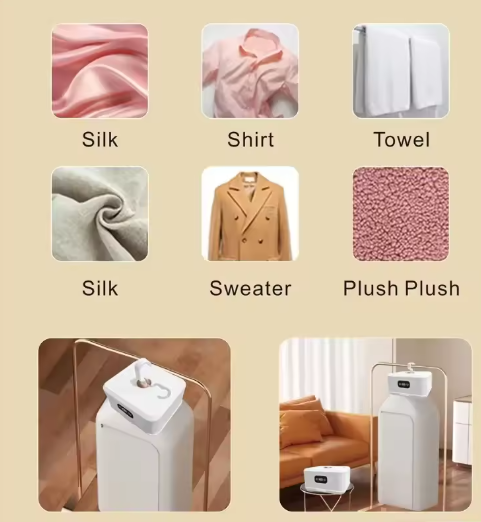 Portable Electric Mini Steam Cabinet Clothes Dryer – Fast Heating, Foldable, Automatic Drying with Remote Control