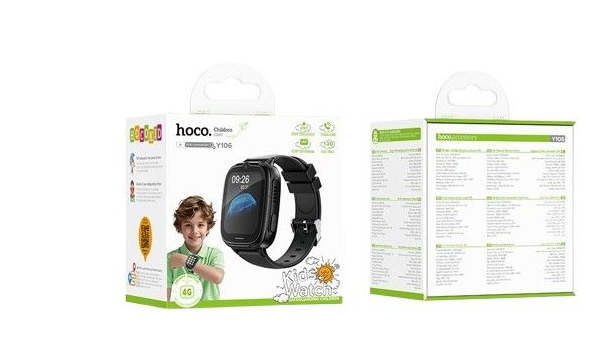 HOCO Y106 Kids 4G Smart Watch – Black