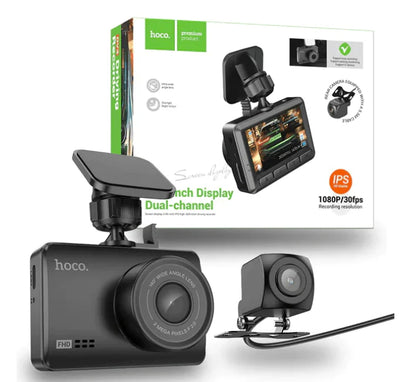 Hoco DV3 Dual Channel Driving Recorder with Display+Night Vision