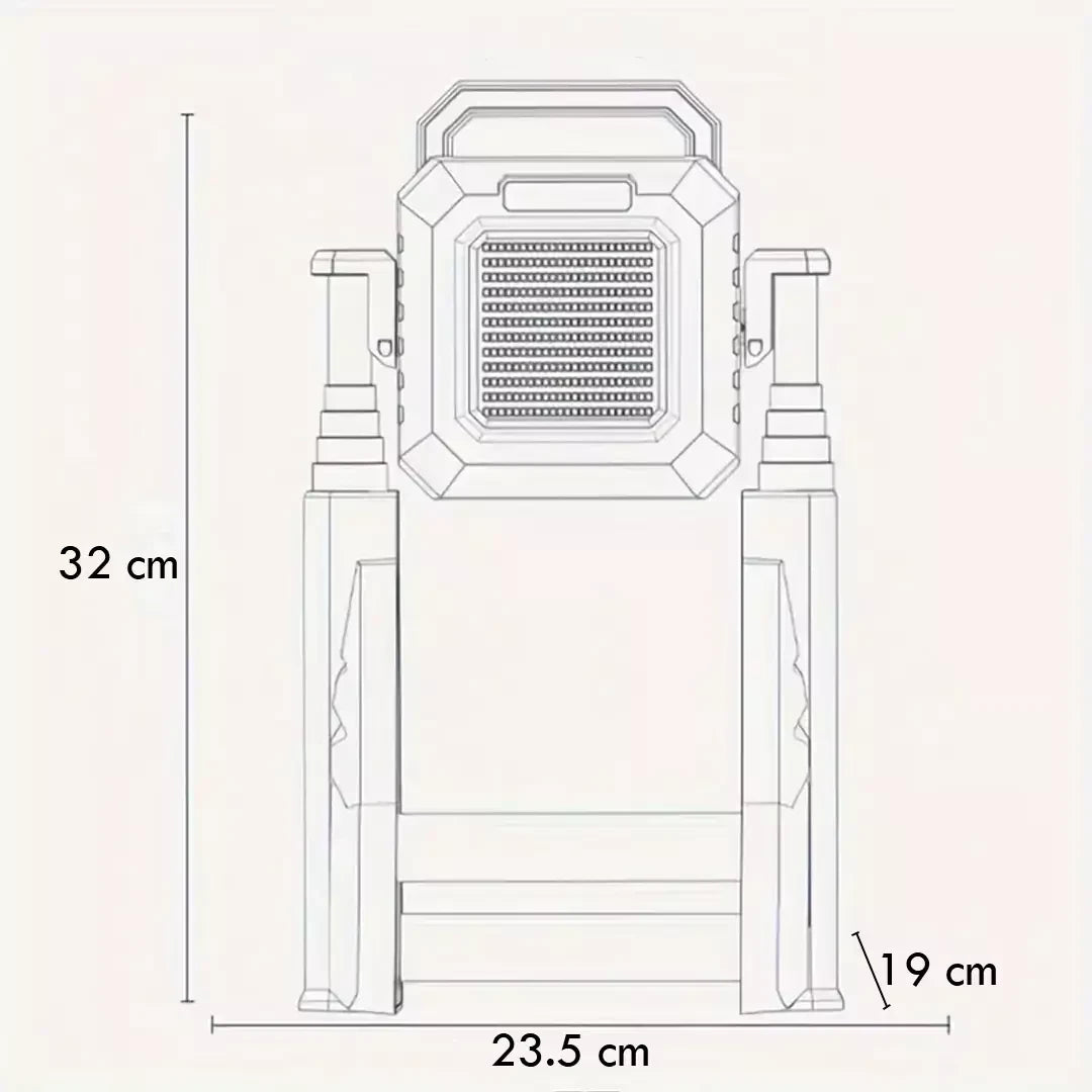 Portable Telescopic Rechargeable LED Light 10000mAh