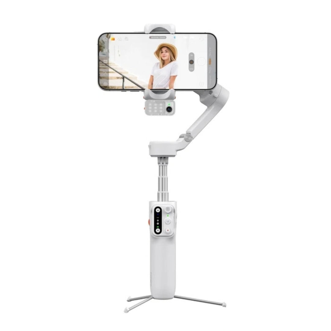 Hohem iSteady V3 3-Axis Smartphone Gimbal with Magnetic AI Tracker, Fill Light & Extension Rod