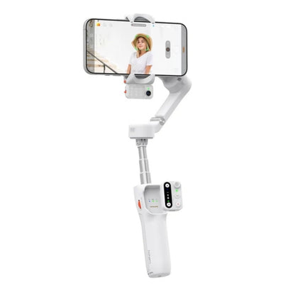 Hohem iSteady V3 3-Axis Smartphone Gimbal with Magnetic AI Tracker, Fill Light & Extension Rod