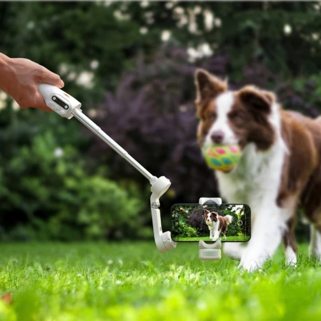 Hohem iSteady V3 3-Axis Smartphone Gimbal with Magnetic AI Tracker, Fill Light & Extension Rod