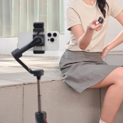 Hohem iSteady V3 3-Axis Smartphone Gimbal with Magnetic AI Tracker, Fill Light & Extension Rod