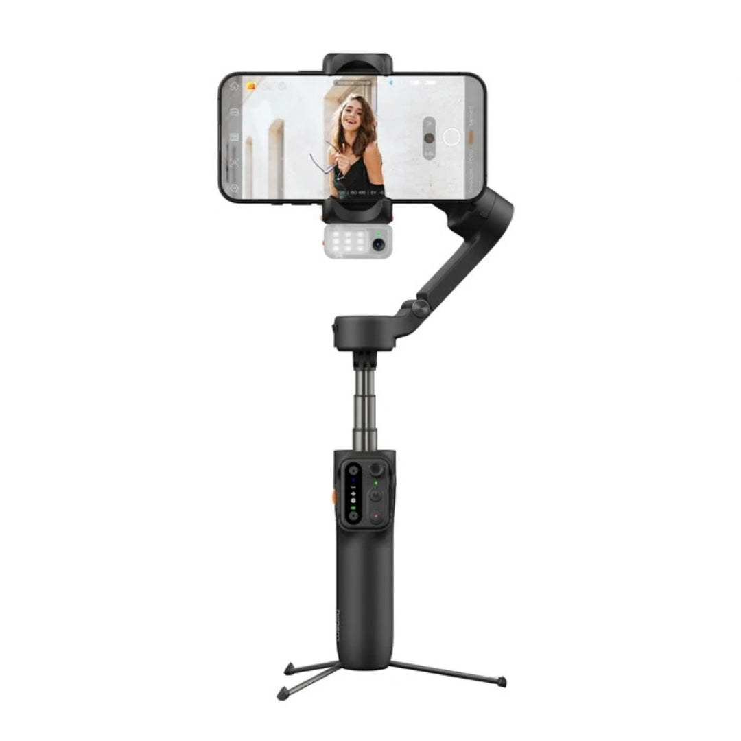 Hohem iSteady V3 3-Axis Smartphone Gimbal with Magnetic AI Tracker, Fill Light & Extension Rod