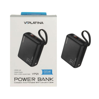 VIPLATINA VP21 20000mAh 65W Fast Charging Power Bank