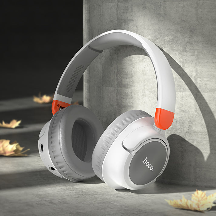 Hoco W43 Adventure BT headphones - white - Saif Al Najmi Kw