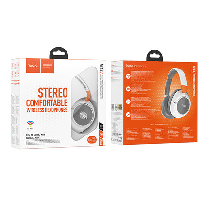 Hoco W43 Adventure BT headphones - white - Saif Al Najmi Kw