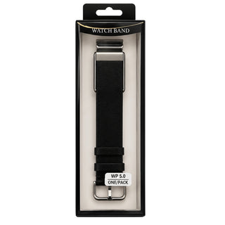 Classic Leather-Style Watch Band – Brown / Black