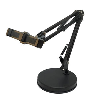 Adjustable Desktop Dual Phone Holder Stand – Rotating Arm Universal Mount