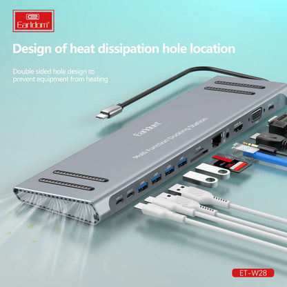 Earldom ET-W28 14-in-1 USB-C Hub