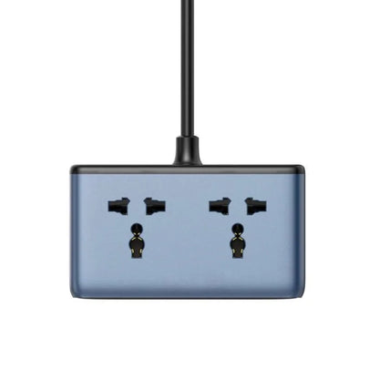 LDNIO 45W GaN Power Strip – 2 Outlets + 3 USB Ports