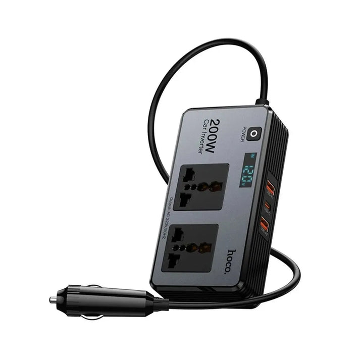 Hoco Z66 Car Voltage Converter — PD66W 1C2A Fast Charging