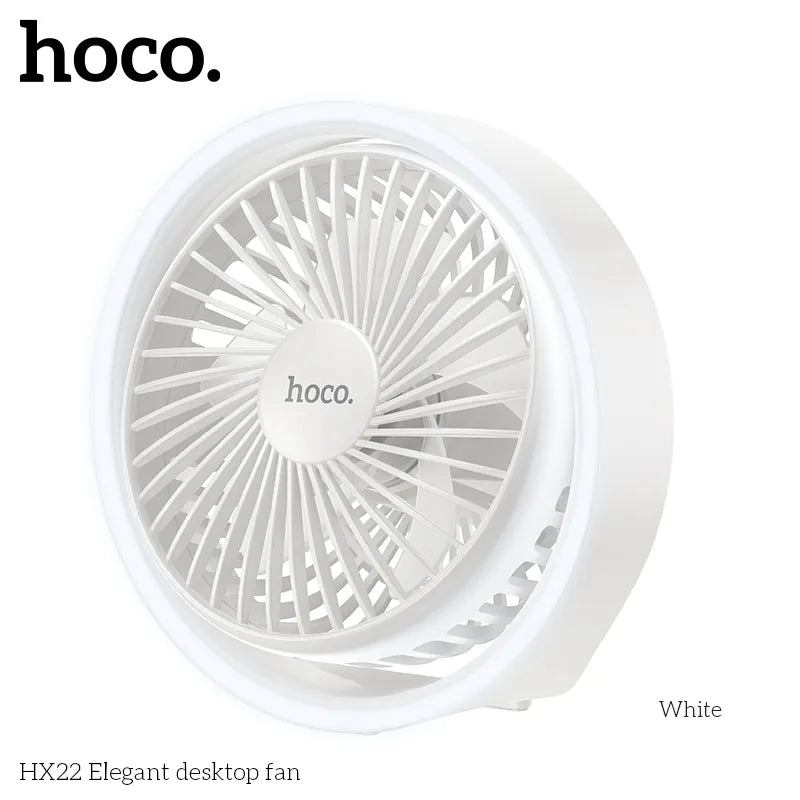 Hoco HX22 Mini Desktop Fan - Saif Al Najmi Kw