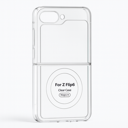 Clear Protective Case for Samsung Galaxy Z Flip6 – Slim Shockproof Transparent Cover