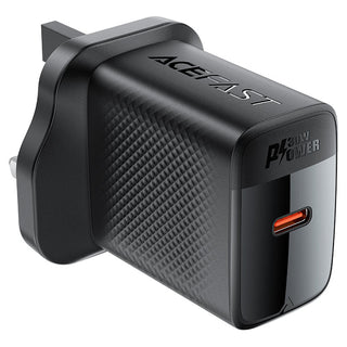Acefast A103 GaN Fast Charge Wall Charger – 30W PD, 1×USB - C (UK Plug) - Saif Al Najmi KwChargersACEFASTSaif Al Najmi KwAcefast A103 GaN Fast Charge Wall Charger – 30W PD, 1×USB - C (UK Plug)