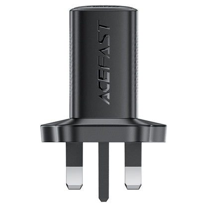 شاحن حائط سريع الشحن من Acefast A103 GaN - 30 واط PD، 1 × USB-C (قابس المملكة المتحدة) 