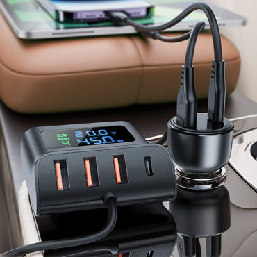 Acefast Fast Charge Car HUB Charger B11 (1xUSB-C+3xUSB-A) 138W - Saif Al Najmi Kw