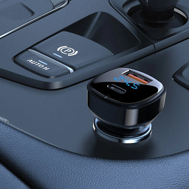 Acefast B4 66W Car Charger – Dual Port Fast Charging Adapter
