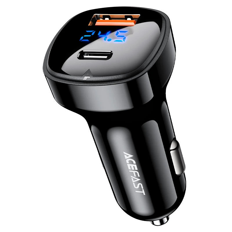 Acefast B4 66W Car Charger – Dual Port Fast Charging Adapter