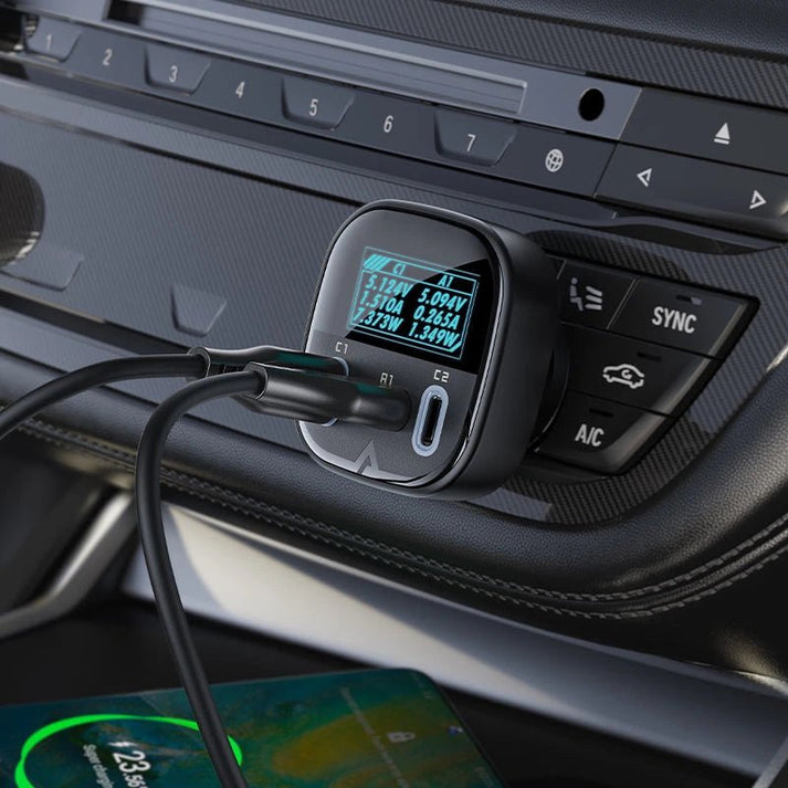 Acefast B5 101W Car Charger – Triple Port Fast Charging Adapter - Saif Al Najmi KwCar ChargersACEFASTSaif Al Najmi KwAcefast B5 101W Car Charger – Triple Port Fast Charging Adapter