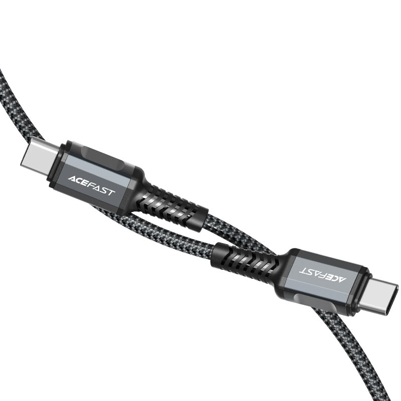 Acefast C1 - 03 USB - C to USB - C Charging & Data Cable – 60W, 1.2m - Saif Al Najmi KwData CablesACEFASTSaif Al Najmi KwAcefast C1 - 03 USB - C to USB - C Charging & Data Cable – 60W, 1.2m