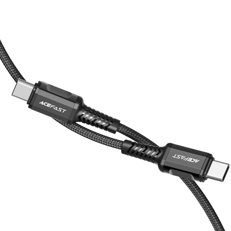 Acefast C1 - 03 USB - C to USB - C Charging & Data Cable – 60W, 1.2m - Saif Al Najmi KwData CablesACEFASTSaif Al Najmi KwAcefast C1 - 03 USB - C to USB - C Charging & Data Cable – 60W, 1.2m