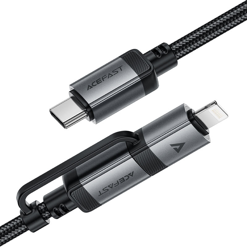 Acefast C20-01 USB-C to Lightning / USB-C Fast Charging Cable