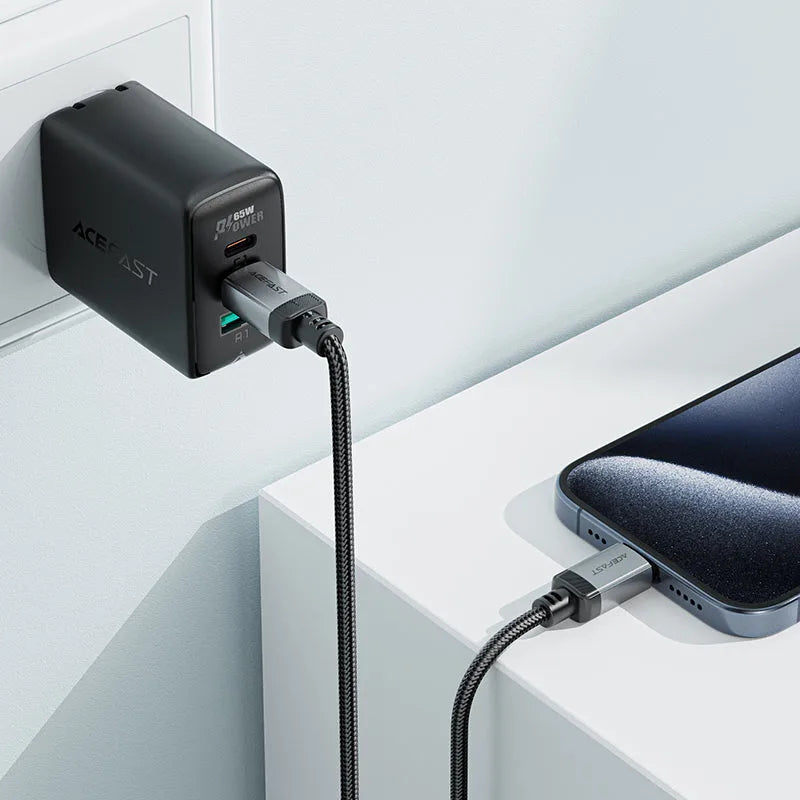 Acefast C20-03 USB-C to USB-C 1.2M Charging & Data Cable – 60W