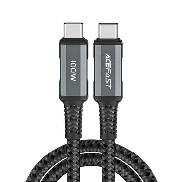 Acefast C4 - 03 USB - C to USB - C 100W Cable – 2m with E - Marker Chip - Saif Al Najmi KwData CablesACEFASTSaif Al Najmi KwGreyAcefast C4 - 03 USB - C to USB - C 100W Cable – 2m with E - Marker Chip