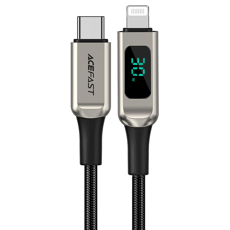 Acefast C6 - 01 USB - C to Lightning Cable – Fast Charging & Data - Saif Al Najmi KwData CablesACEFASTSaif Al Najmi KwGrayAcefast C6 - 01 USB - C to Lightning Cable – Fast Charging & Data