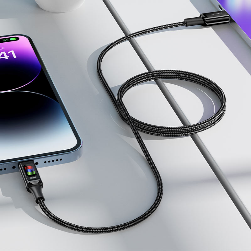Acefast 100W Charging Data Cable C7-03 USB-C to USB-C - Saif Al Najmi Kw