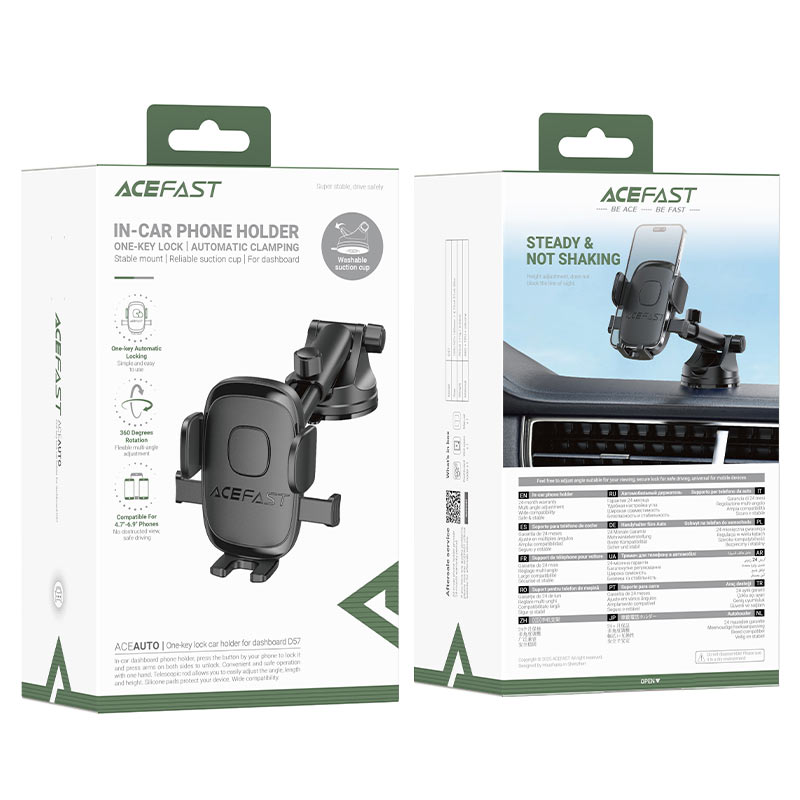 Acefast D57 Car Mount Phone Holder – Adjustable Secure Grip - Saif Al Najmi KwPhone HolderACEFASTSaif Al Najmi KwAcefast D57 Car Mount Phone Holder – Adjustable Secure Grip