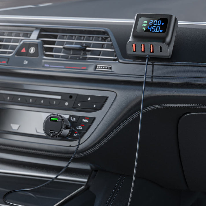 Acefast Fast Charge Car HUB Charger B11 (1xUSB - C+3xUSB - A) 138W - Saif Al Najmi KwCar ChargersACEFASTSaif Al Najmi KwB11133270Acefast Fast Charge Car HUB Charger B11 (1xUSB - C+3xUSB - A) 138W - Saif Al Najmi Kw