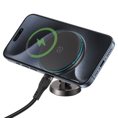 Acefast Fast Wireless Charger Magnetic Car Holder D30 - Saif Al Najmi KwCar ChargersACEFASTSaif Al Najmi KwAcefast Fast Wireless Charger Magnetic Car Holder D30 - Saif Al Najmi Kw