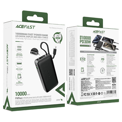 Acefast M7 10000mAh Power Bank – PD 30W Fast Charging - Saif Al Najmi KwPower BanksACEFASTSaif Al Najmi KwM7133276Acefast 10000mAh Fast Charge Power Bank M7 PD30W - Saif Al Najmi Kw