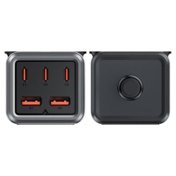 Acefast Fast Charge Power Strip Z3 PD75W GaN (3xUSB-C+2xUSB-A) - Saif Al Najmi Kw