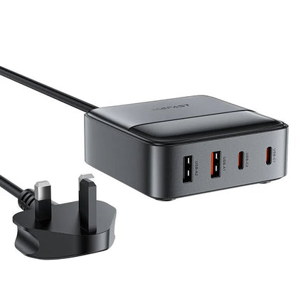 Acefast Z6 65W GaN Power Station – 4 - Port Desktop Charger (UK Plug) - Saif Al Najmi KwDesktop ChargersACEFASTSaif Al Najmi KwAcefast Z6 65W GaN Power Station – 4 - Port Desktop Charger (UK Plug)