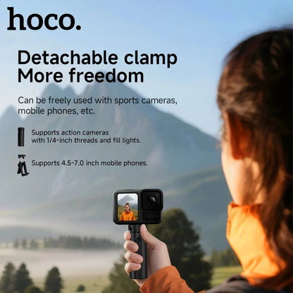 Hoco K100 3-in-1 Mini Tripod — Smartphone & Action Camera